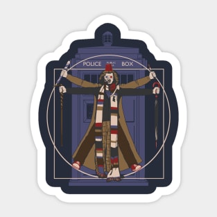 Vitr-Whovian Doctor Sticker